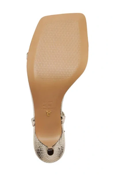 Arezzo Sofia Ankle Strap Sandal In Silver