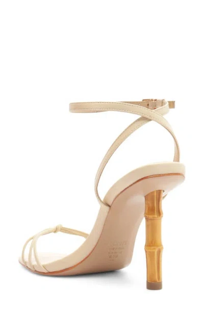 Schutz Haven Bamboo Sandal In White