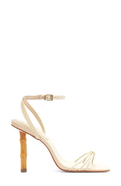 Schutz Haven Bamboo Sandal In White