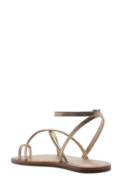 Schutz Valeria Toe Loop Ankle Strap Sandal In Multi
