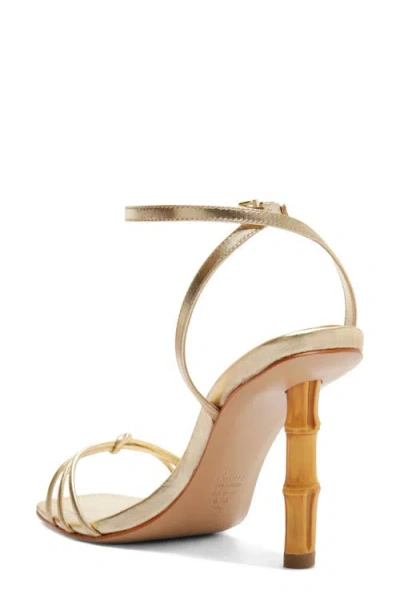 Schutz Haven Ankle Strap Sandal In Silver