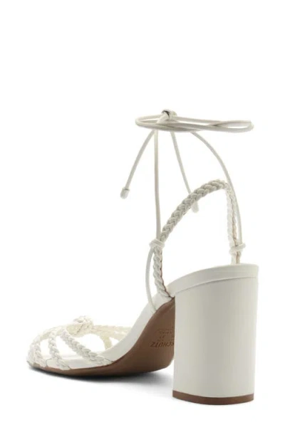 Schutz Adele Ankle Strap Sandal In Transparent