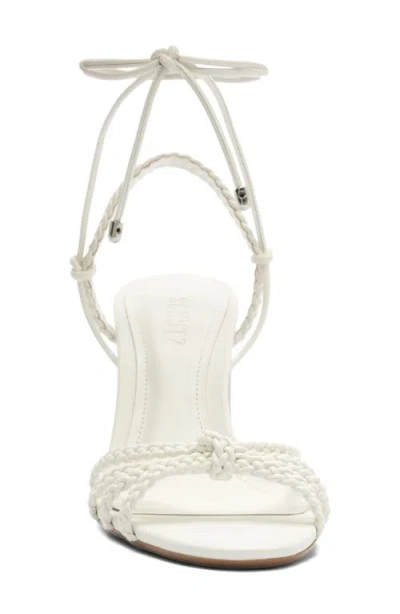 Schutz Adele Ankle Strap Sandal In Transparent