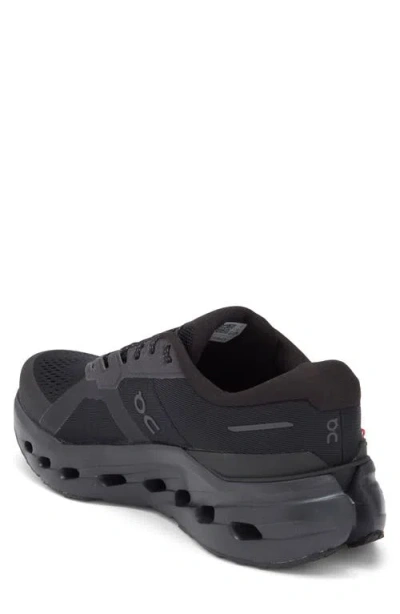 On Cloud Runner 3 Wide Sneaker In Black