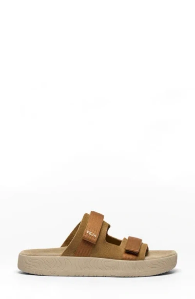 Veja Arpoador Suede Sandals In Brown