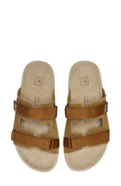 Veja Arpoador Suede Sandals In Brown