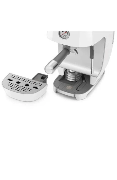 Smeg Retro Espresso Machine In White