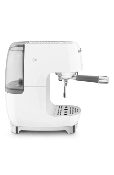 Smeg Retro Espresso Machine In White