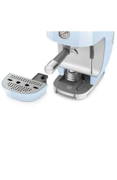 Smeg Retro Espresso Machine In Blue