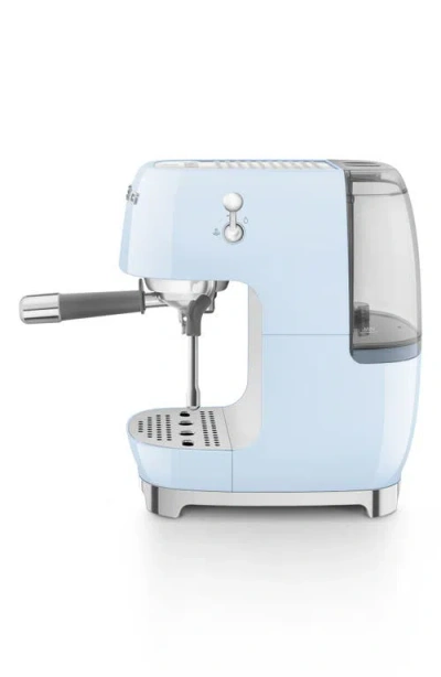 Smeg Retro Espresso Machine In Blue