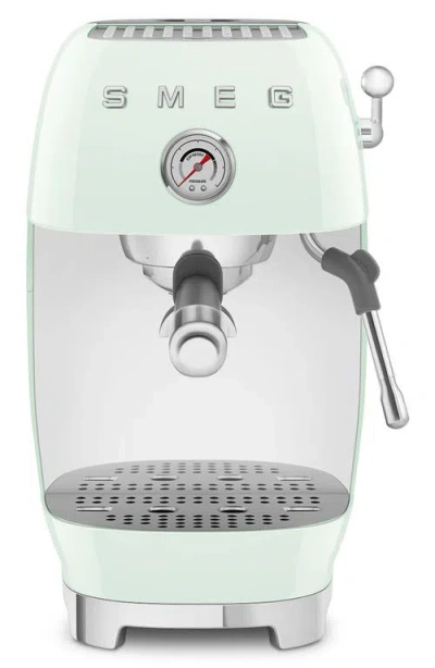Smeg Retro Espresso Machine In Green