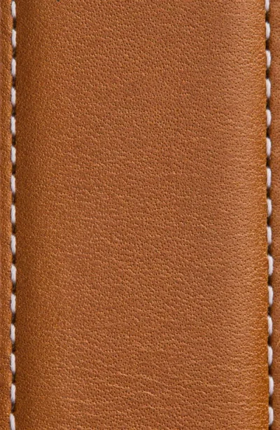 Veronica Beard V Leather Belt In Brown