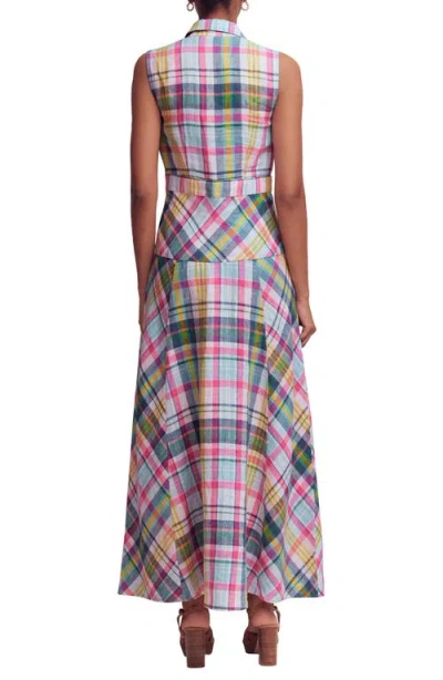 Boden Erma Madras Linen Maxi Dress In Multi
