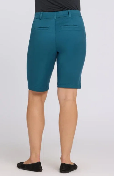 Nydj Bermuda Shorts In Blue