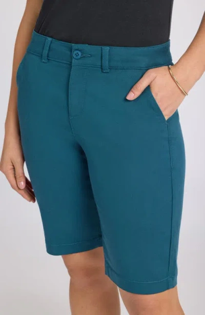 Nydj Bermuda Shorts In Blue