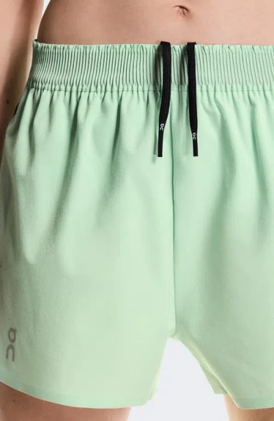 On Training Shorts In Green