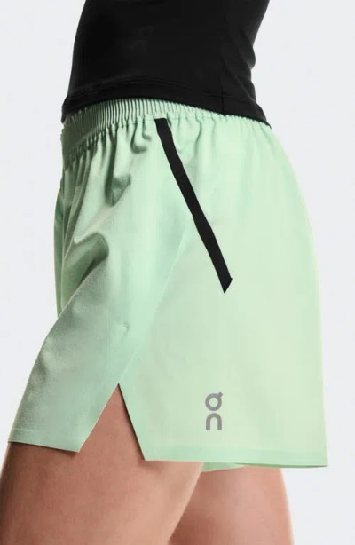 On Training Shorts In Green