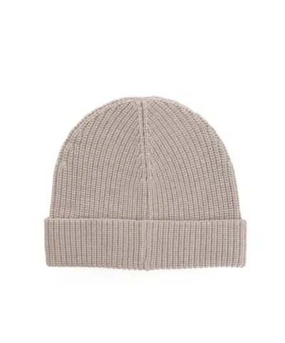 Isabel Marant Wool Hat With Logo Patch In Gray