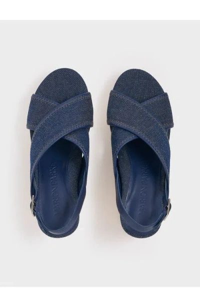 Marion Parke Avery Platform | Denim In Multi