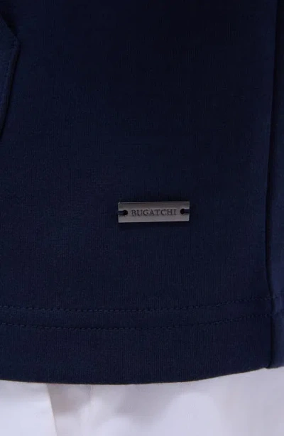 Bugatchi Slim Fit Hoodie In Blue