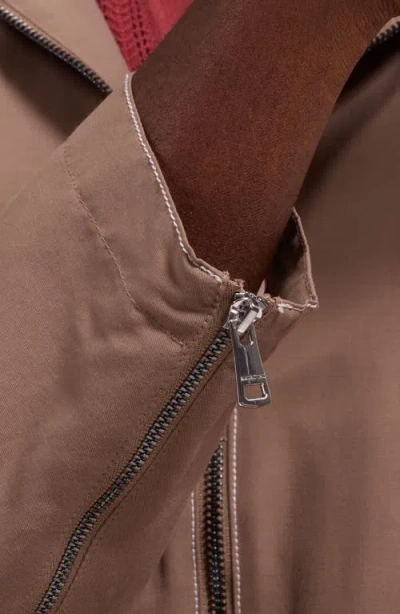 Bugatchi Hooded Jacket In Brown