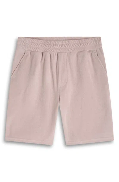 Bugatchi Drawstring Terry Short In Pink