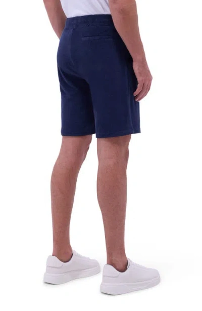 Bugatchi Drawstring Terry Short In Blue