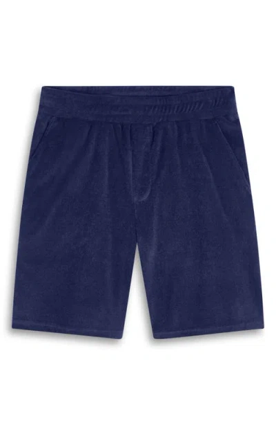 Bugatchi Drawstring Terry Short In Blue
