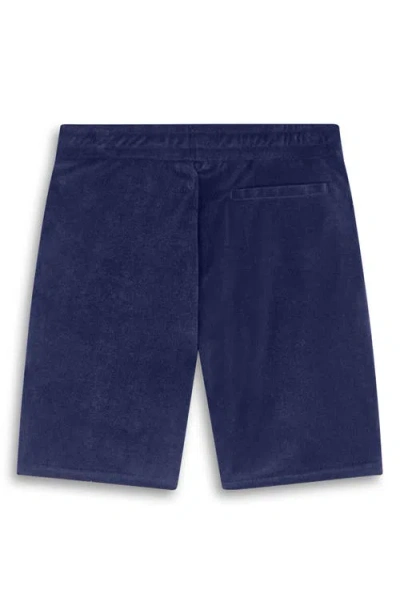 Bugatchi Drawstring Terry Short In Blue