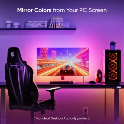 Nanoleaf Pc Screen Mirror Lightstrip In Multi