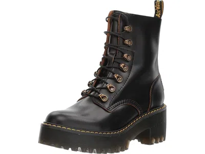 Dr. Martens Leona 7 Hook Boot In Black