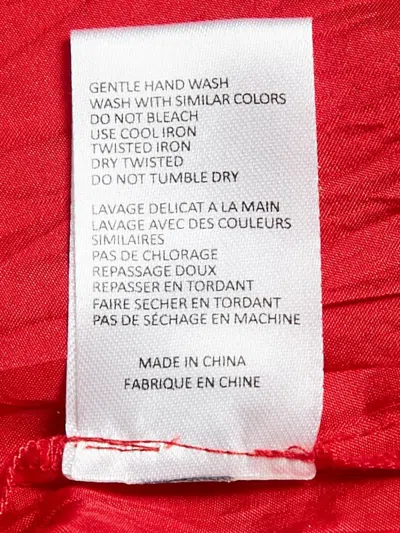 Pre-owned Joseph Wright Silk Top In Red