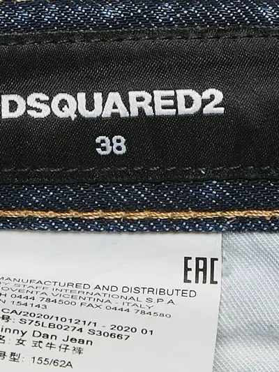 Pre-owned Dsquared2 Cotton Jeans In Blue