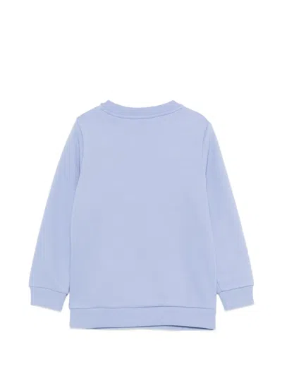 Lacoste Logo-patch Sweatshirt In Blue