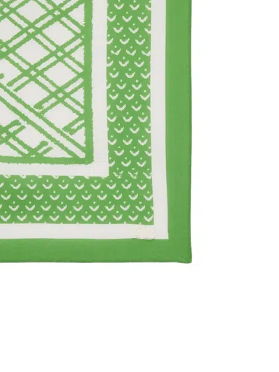 Lacoste Tennis Patterned Scarf In Multi