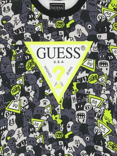 Guess Patterned Sweatshirt In Multi