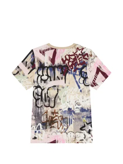 Guess Multicolor Print T-shirt In Multi