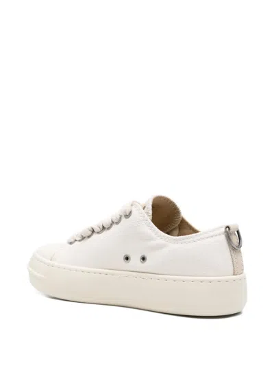 Represent Logo-embossed Sneakers In White