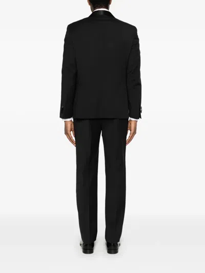 Manuel Ritz Single-breasted Suit In Black
