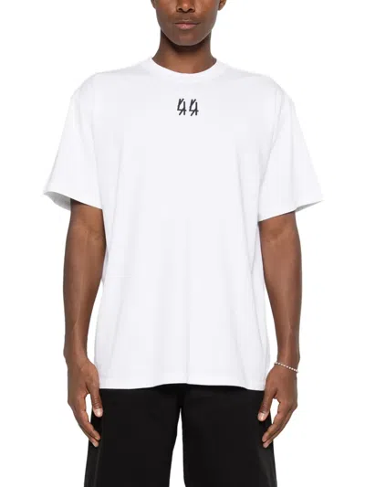 44 Label Group Logo-print T-shirt In White