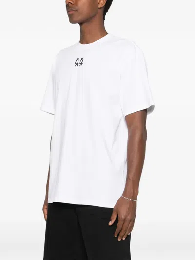44 Label Group Logo-print T-shirt In White