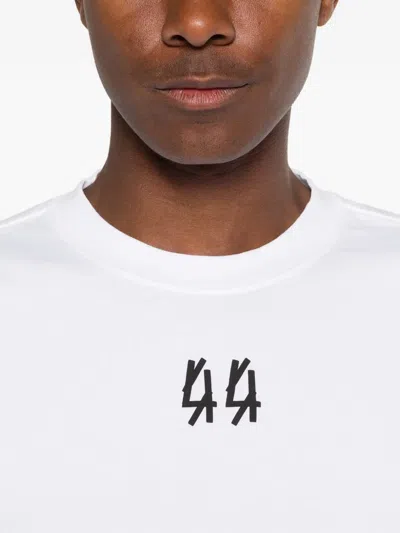 44 Label Group Logo-print T-shirt In White