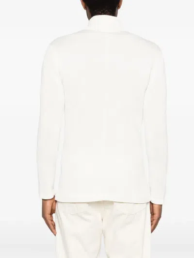 Eleventy Button Pockets Jacket In White