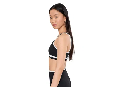 Splits59 Eva Rigor Double Strap Bra In Black