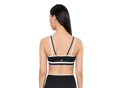 Splits59 Eva Rigor Double Strap Bra In Black