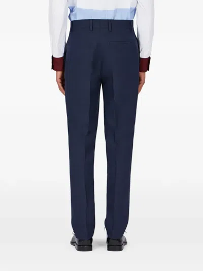 Ferragamo Tailored Trouser In Blue