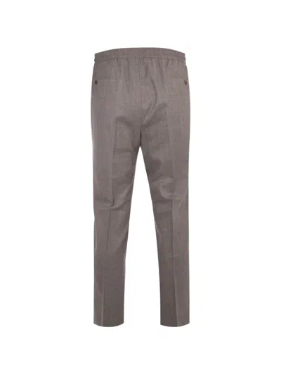 Corneliani Drawstring Trousers In Neutral