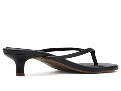 Tkees Julia Kitten Heel Flip Flop In Black