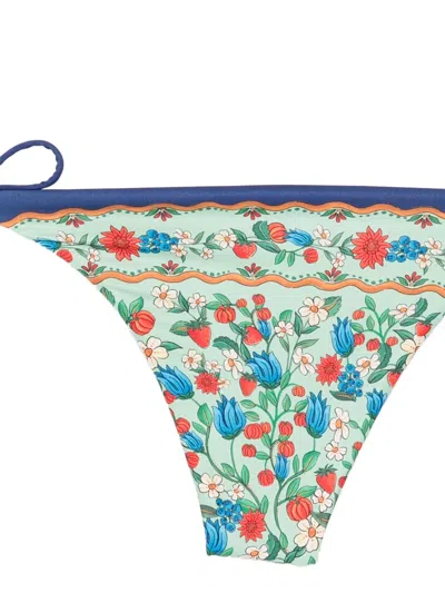 Farm Rio Tie Side Side Bikini Bottom In Multi