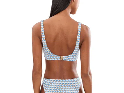 Seafolly Mala Ring Front Tank Top In Blue